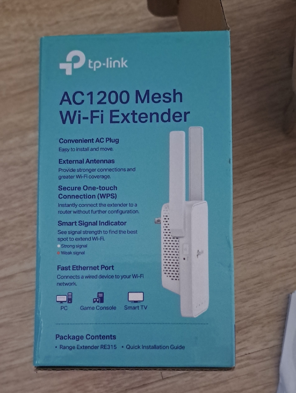 ROUTER TP-Link Mesh Wi‑Fi Extender RE315 — White - Picture 6 of 7